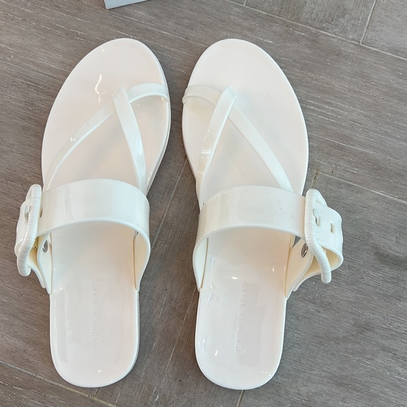 Veronica Beard Salva Jelly Sandals NIB Size 7 - Picture 4 of 7